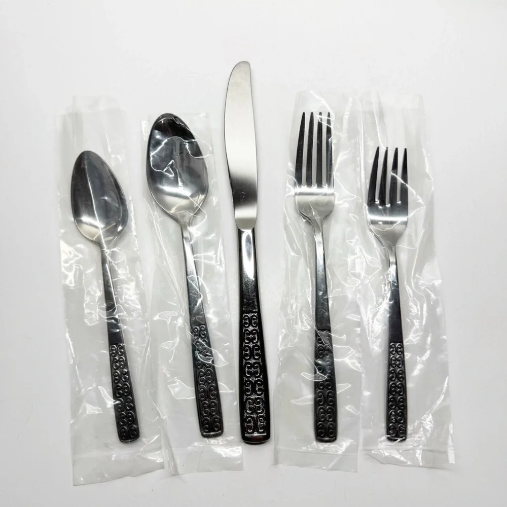 Vintage International Stainless Serenata 5 Piece Single Serve Flatware Set